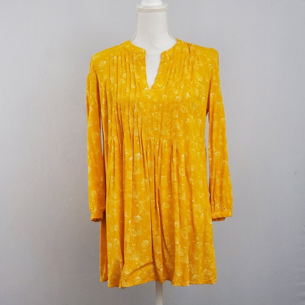 Old Navy Yellow Dandelion Tunic Blouse